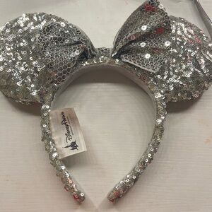 Disney parks silver mickey ears